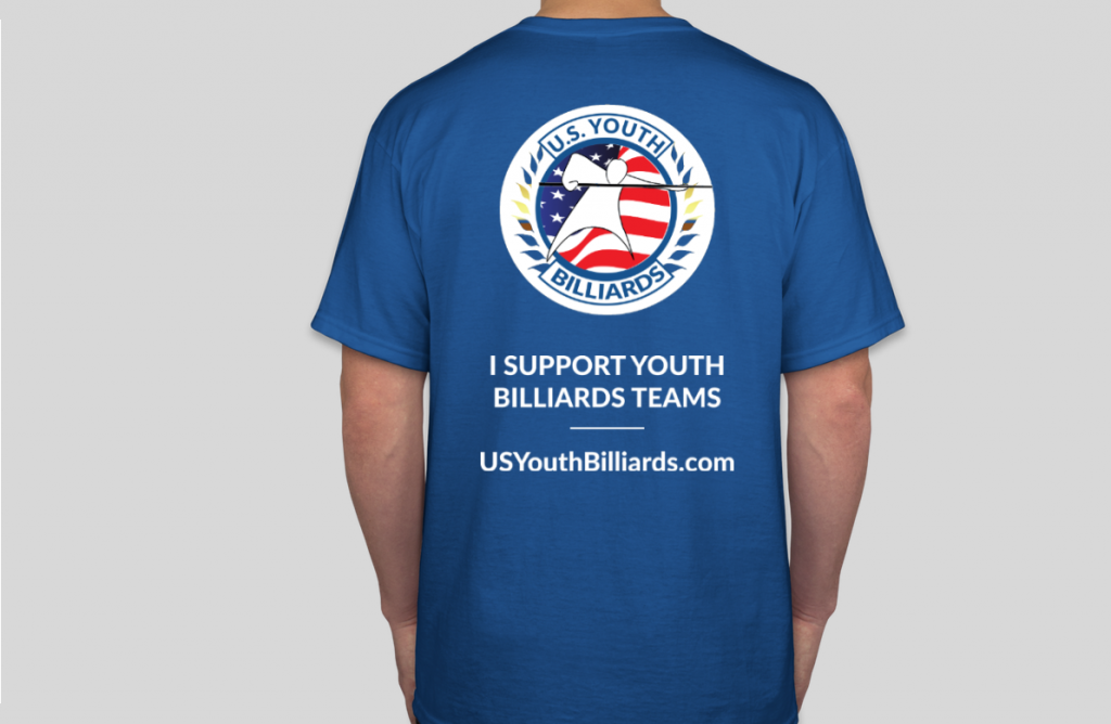 U.S. Youth Billiards Logo Shirt Back
